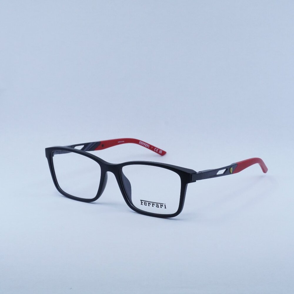 🕶️ New Ferrari Scuderia FZ8012U 504 Eyeglasses - Matte Black Frame